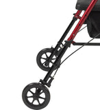 Drive Adjustable Height Rollator, 6" Casters