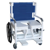 MJM International Bariatric Shower Commode Transferchair