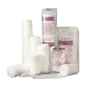 Independence Medical AMD Medicom Conforming Stretch Gauze Bandage, 2" x 75", Premium, Unstretched, Sterile, White