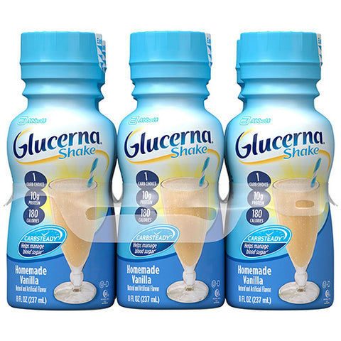 Glucerna Snack Shake, To Help Manage Blood Sugar, (8 fl. oz., 24 ct.)