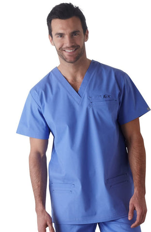 IguanaMed Men's Icon Solid Scrub Top