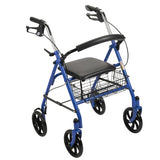 Drive Durable 4 Wheel Rollator with 7.5" Casters