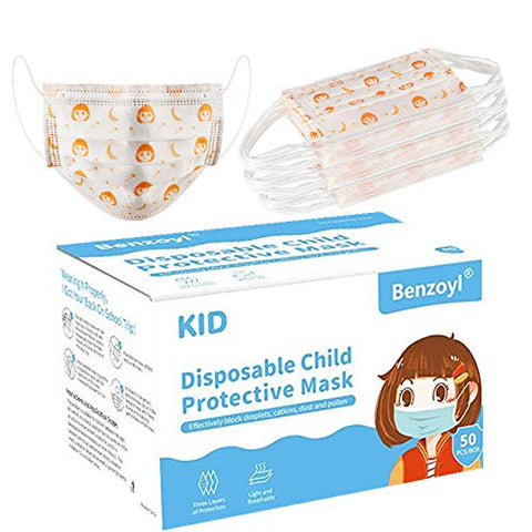 Child/Kids 3 Ply Procedure Mask One Size Box/50