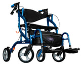 Drive Airgo Fusion F23 Side-Folding Rollator & Transport Chair