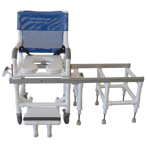 MJM International Dual Shower/Transfer chair Articulating