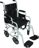 Drive Poly-Fly High Strength, Lightweight Wheelchair/Flyweight Transport Chair Combo