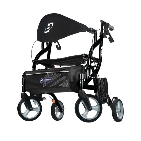 Drive Airgo Fusion F23 Side-Folding Rollator & Transport Chair