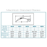 Satin™ Fiberoptic Macintosh Blade