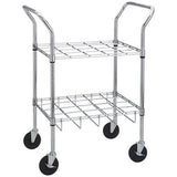 Drive Medical Chrome Oxygen Cylinder Cart