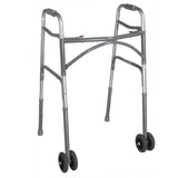 Drive Bariatric Aluminum Folding Walker- Two Button