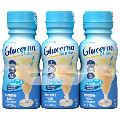 Glucerna Snack Shake, To Help Manage Blood Sugar, (8 fl. oz., 24 ct.)