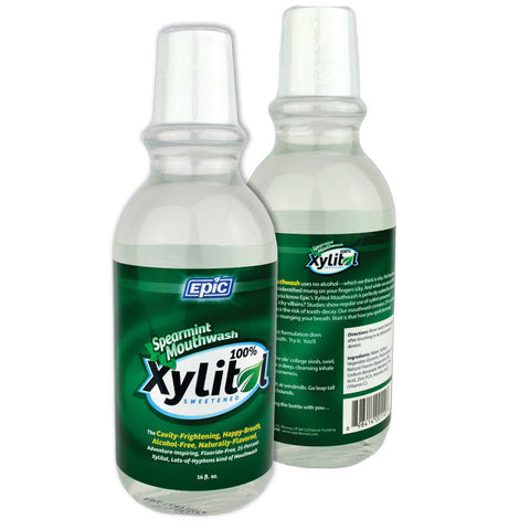 ADVOCATE Spearmint Xylitol Mouthwash - 16oz bottle