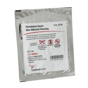 Cardinal Health™ Petroleum Gauze Sterile Non-Adhering Dressing, 3" x 18"