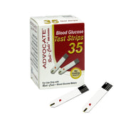 ADVOCATE Redi-Code Plus Test Strips 35ct/bx