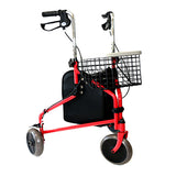 Mobb 3 Wheels Rollator Red