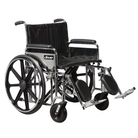 Drive Bariatric Deluxe Sentra Heavy-Duty, Extra-Extra-Wide Wheelchair