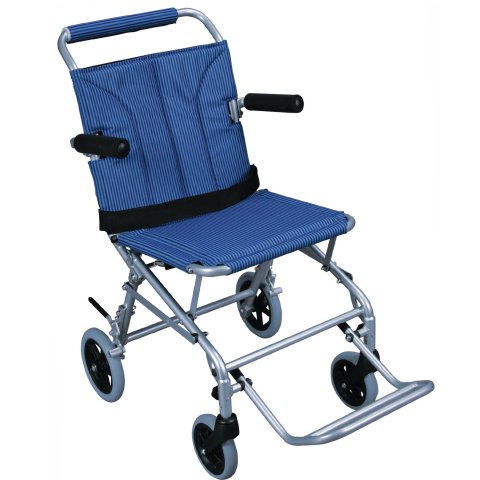 Drive Super Light, Folding Transport Chair with Carry Bag and Flip-Back Arms