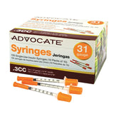 ADVOCATE Syringes 31G .3cc 5/16" 100/bx