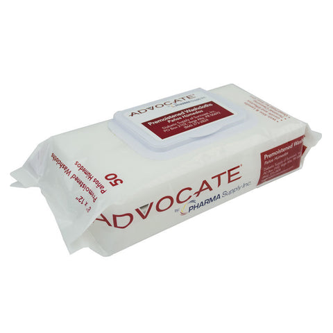 ADVOCATE Pre-Moistened Washcloths (Single Pack)