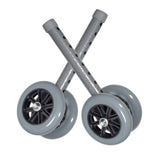 Drive 5" Bariatric Walker Wheels with Two Sets of Rear Glides